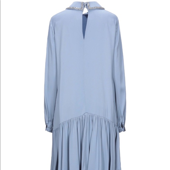 Custommade  azure long sleeve dress - Picture 2 of 6